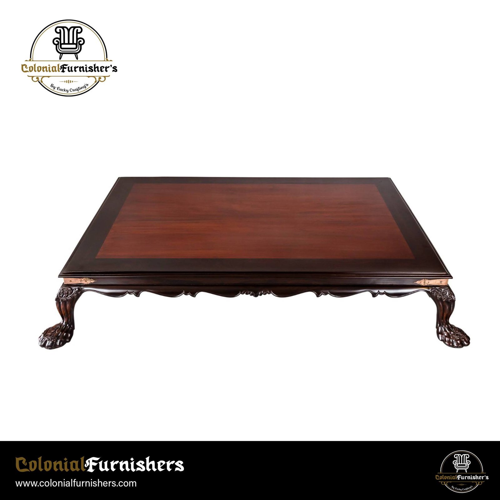 Claw-Foot Colonial Coffee Table
