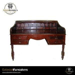 Colonial Mahogany Cylinder Rolltop Desk