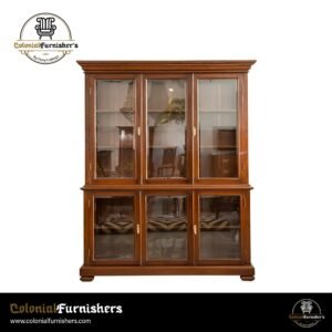 teak display cabinet