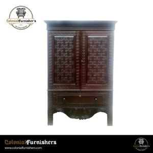Portuguese Colonial Teak Cupboard