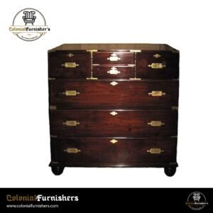 Antique Campaign Chest of Drawers