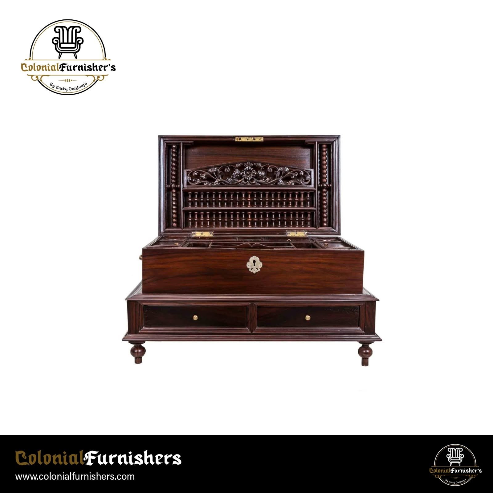 wooden jewelry chest